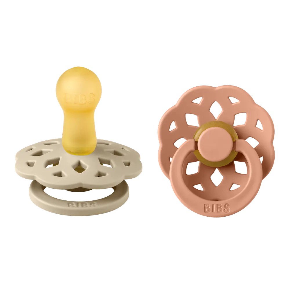 Boheme 2 Pk Latex Str.2   Vanilla Peach fra Bibs
