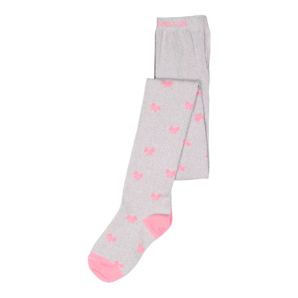 Bow Glitter Tights   4111   86 92 fra Melton
