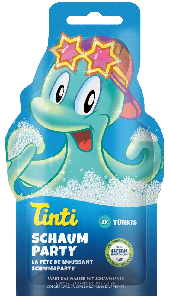 Blåt Skumbad 40 Ml fra Tinti