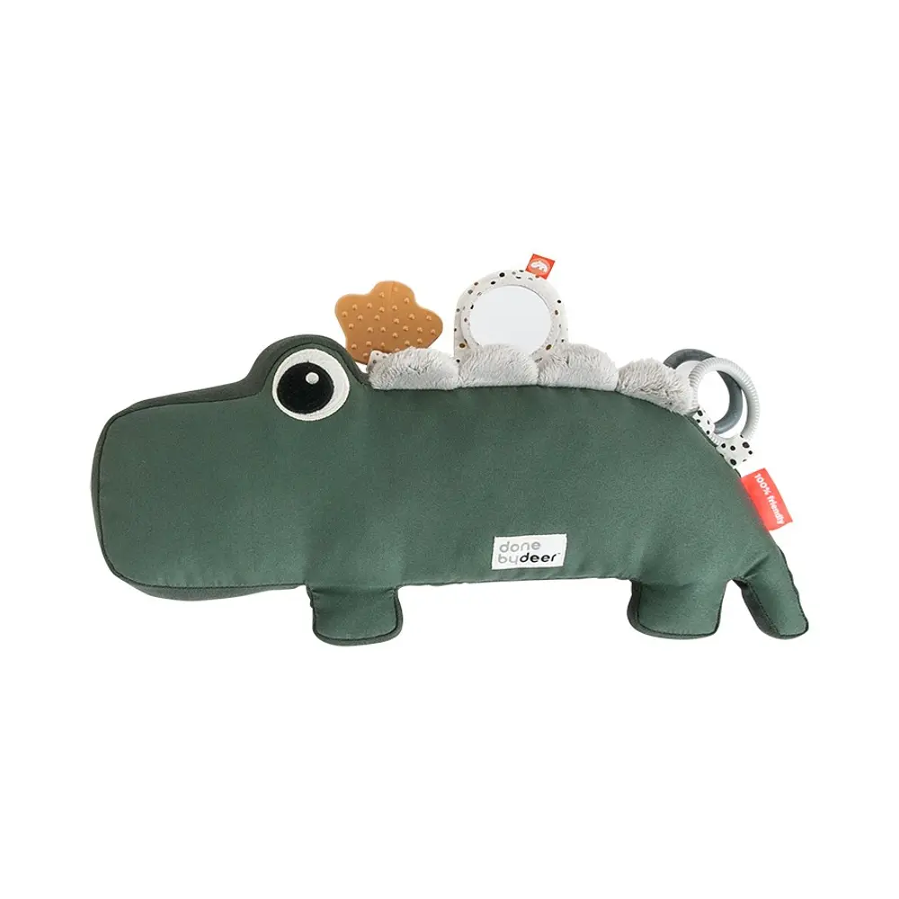 Tummy Time Aktivitetslegetøj Croco, Grøn fra Done By Deer