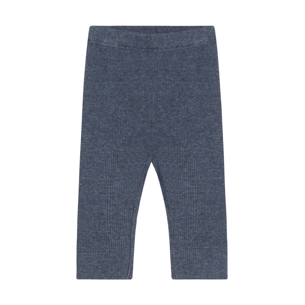 Leggings Melange Rib   Vintage Indigo Melange   62 fra Fixoni