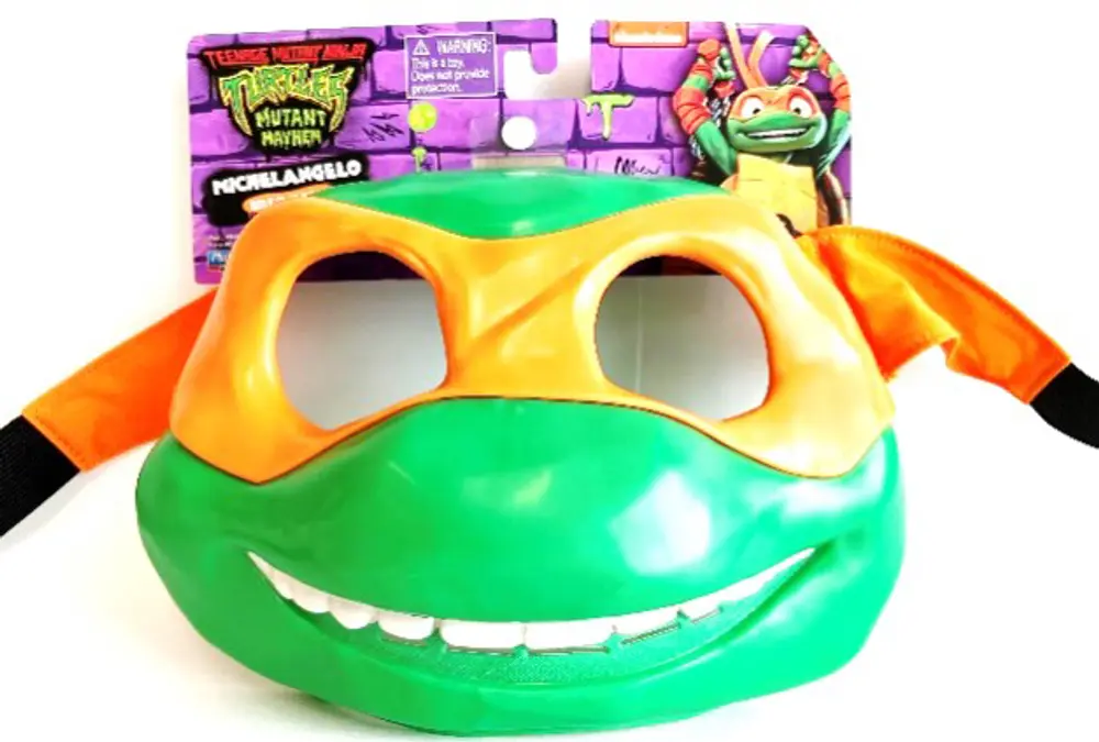 Mutant Mayhem Michelangelo Mask fra Turtles