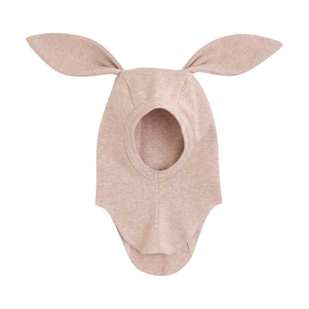 Elefanthue M. ører Bomuldsrib   Camel Melange   12 24 Mdr. fra Huttelihut