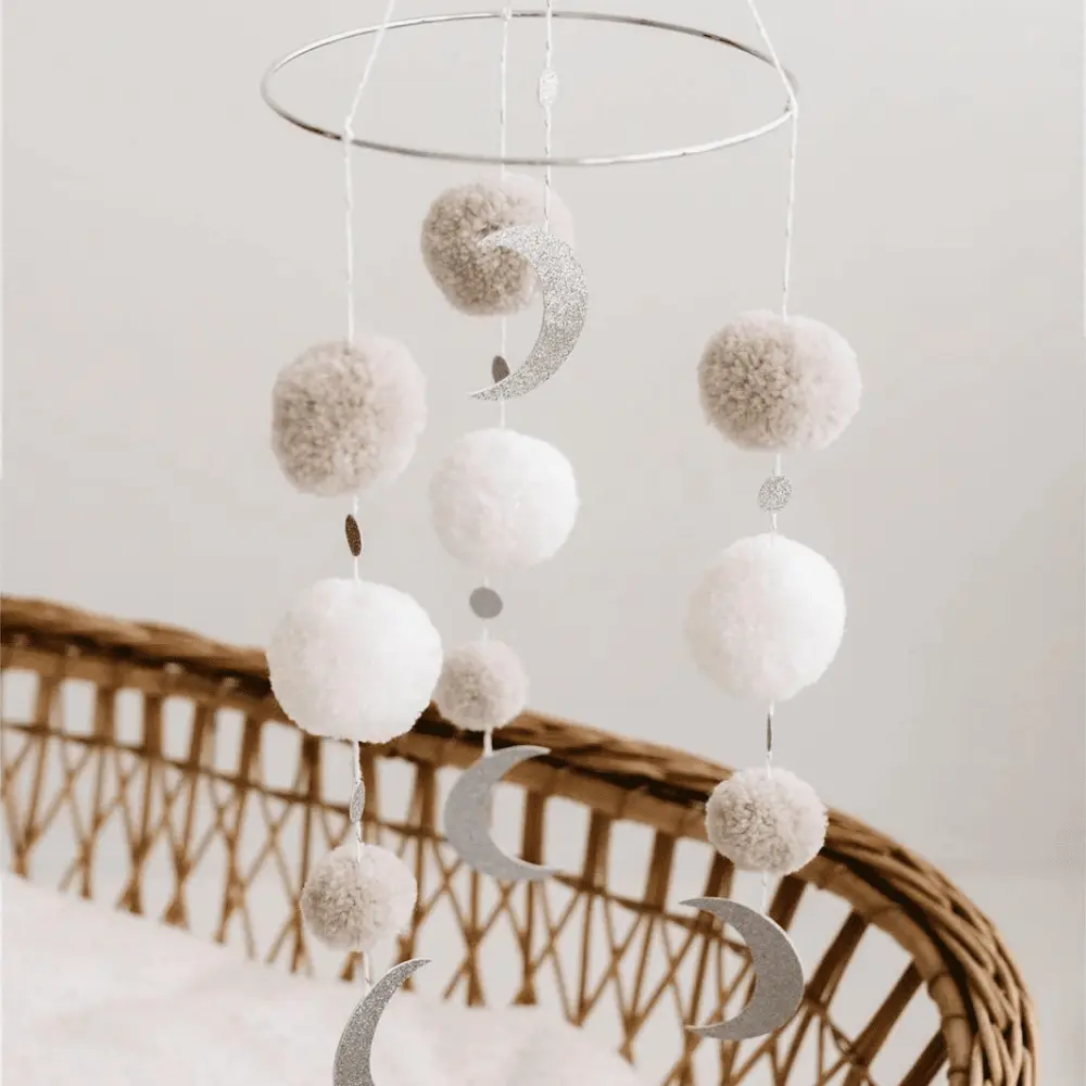 Uro Pom Pom, Beige fra Tisu