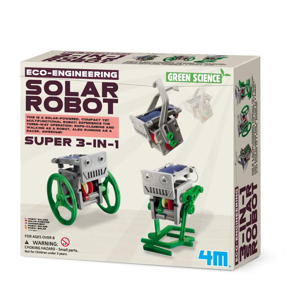 Eco Engineering 3 In 1 Mini Solar Robot fra 4m