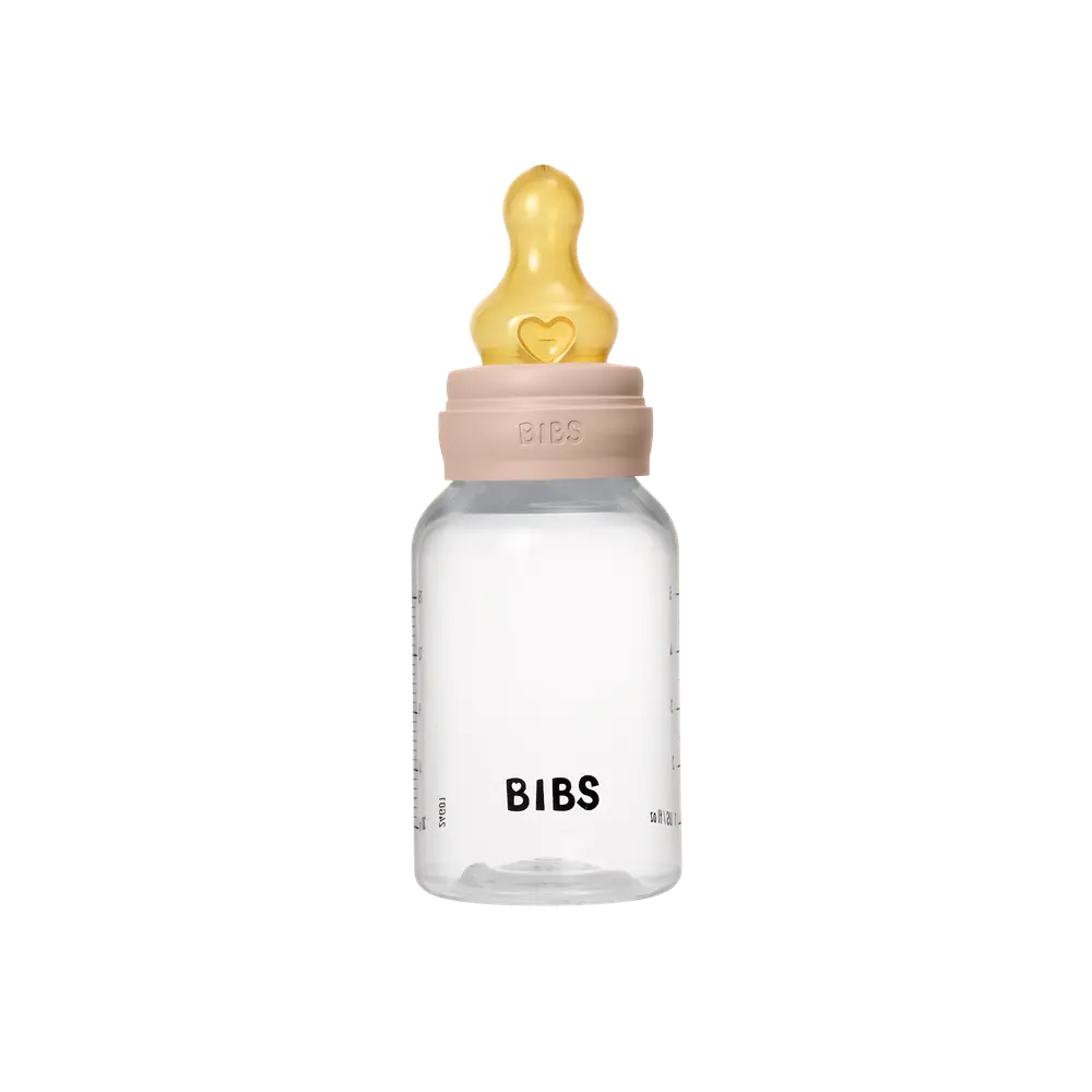 Baby Bottle Latex 1 Pack 150 Ml Blush fra Bibs