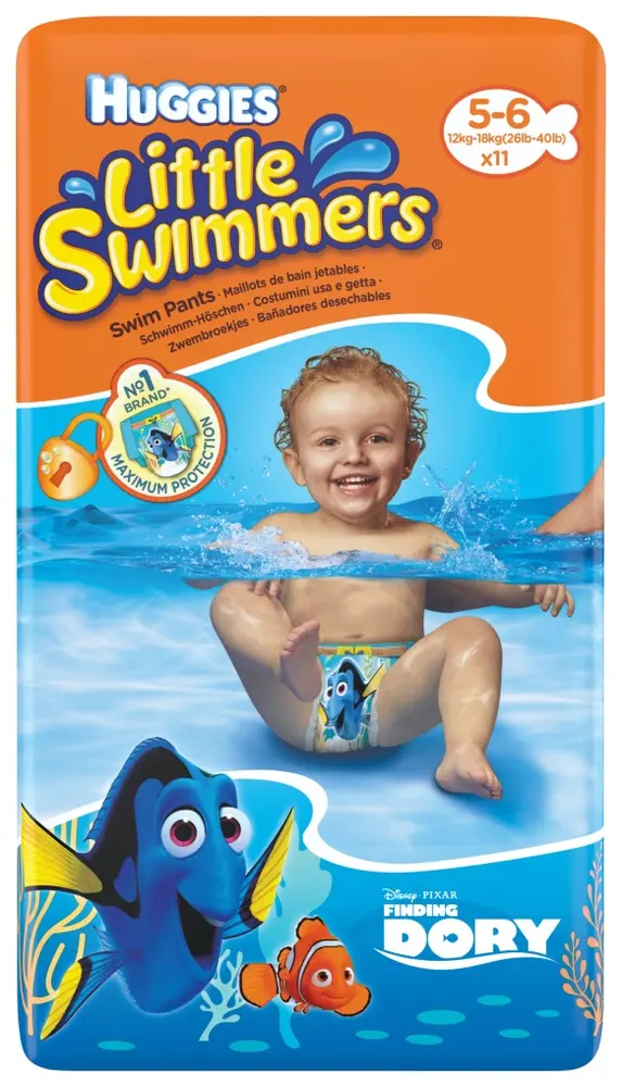Little Swimmers Svømmebleer (5 6) fra Huggies