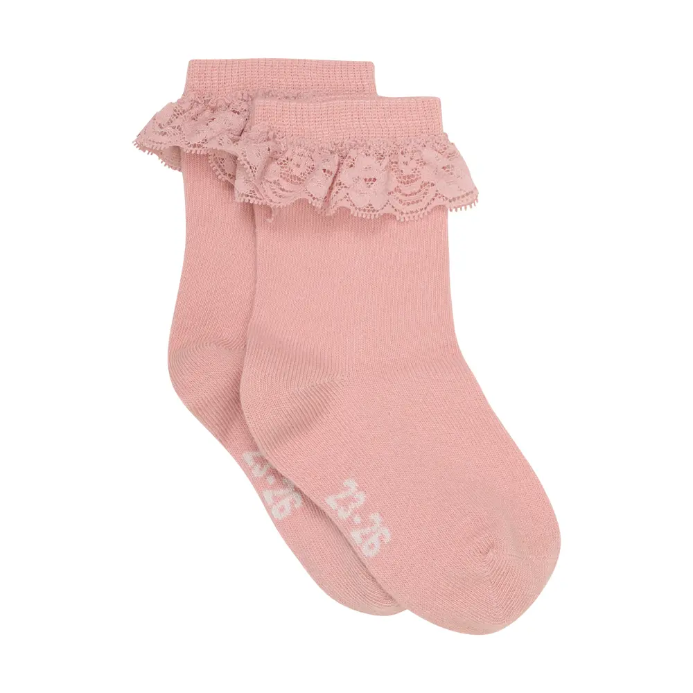 Ankel Strømper M. Blonde 2 Pack   Dusty Rose   19 22 fra Bekids