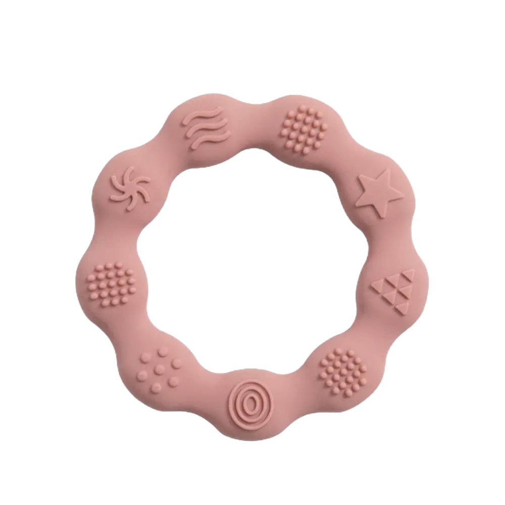 Bidering I Silicone Med Taktile Overflader,lyserød fra Magni