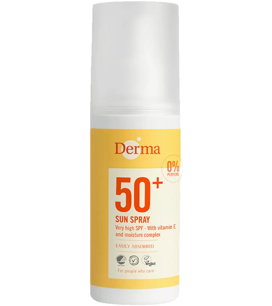 Sun Solspray Spf50 150 Ml fra Derma