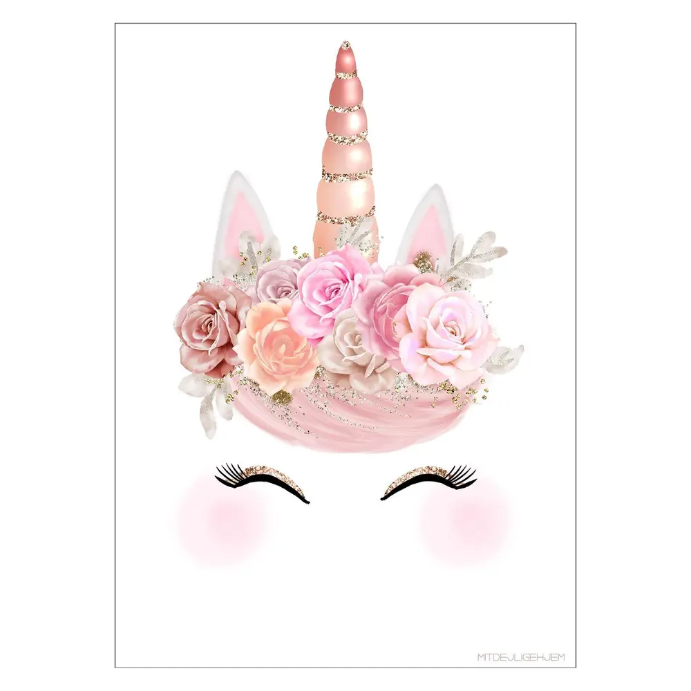 Plakat   Enhjørning A3 fra Poster & Frame