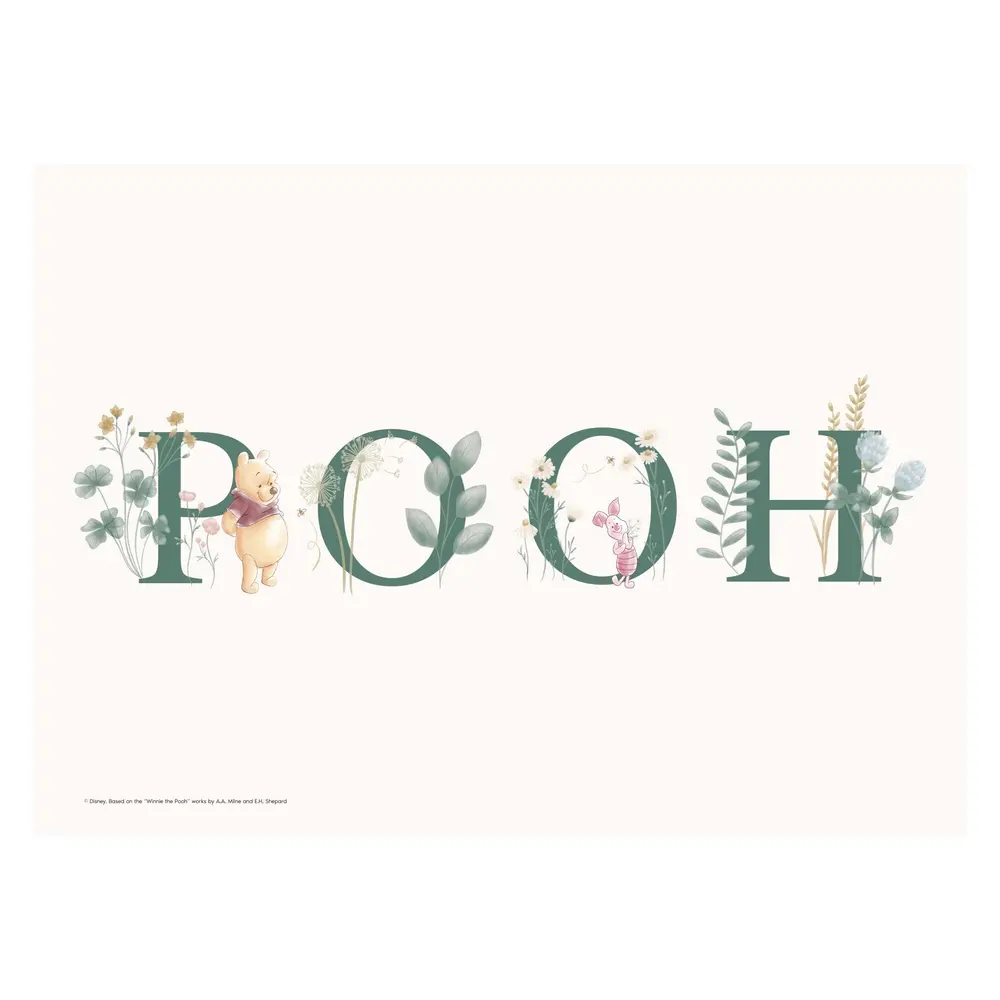 Plakat   Peter Plys Og Grisling   Havens Navn 30x40 fra Poster & Frame