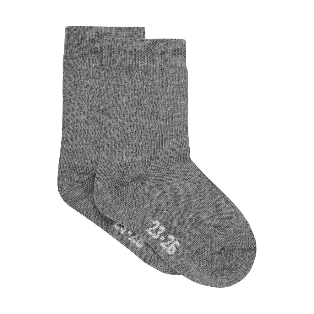 Ankle Sok   Dark Gray Melange   15 18 fra Bekids