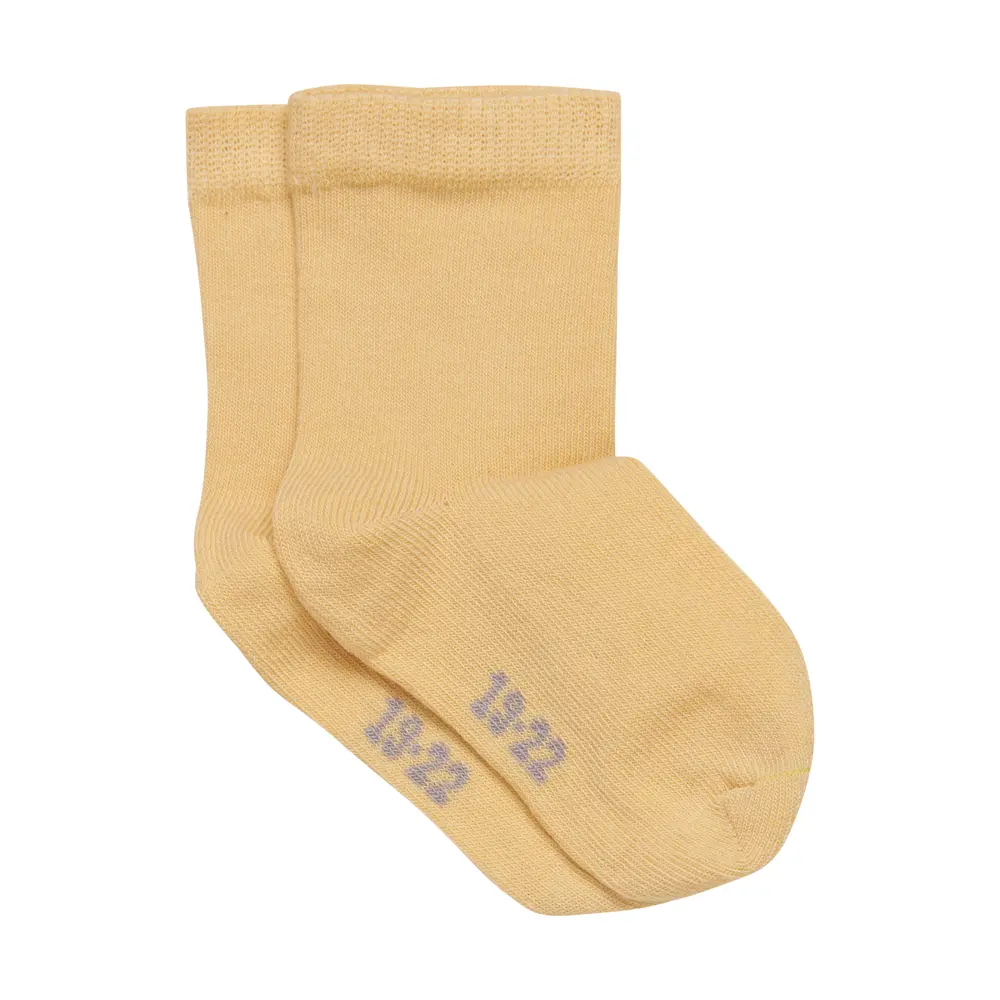 Ankle Sok  Solid   Straw   15 18 fra Bekids
