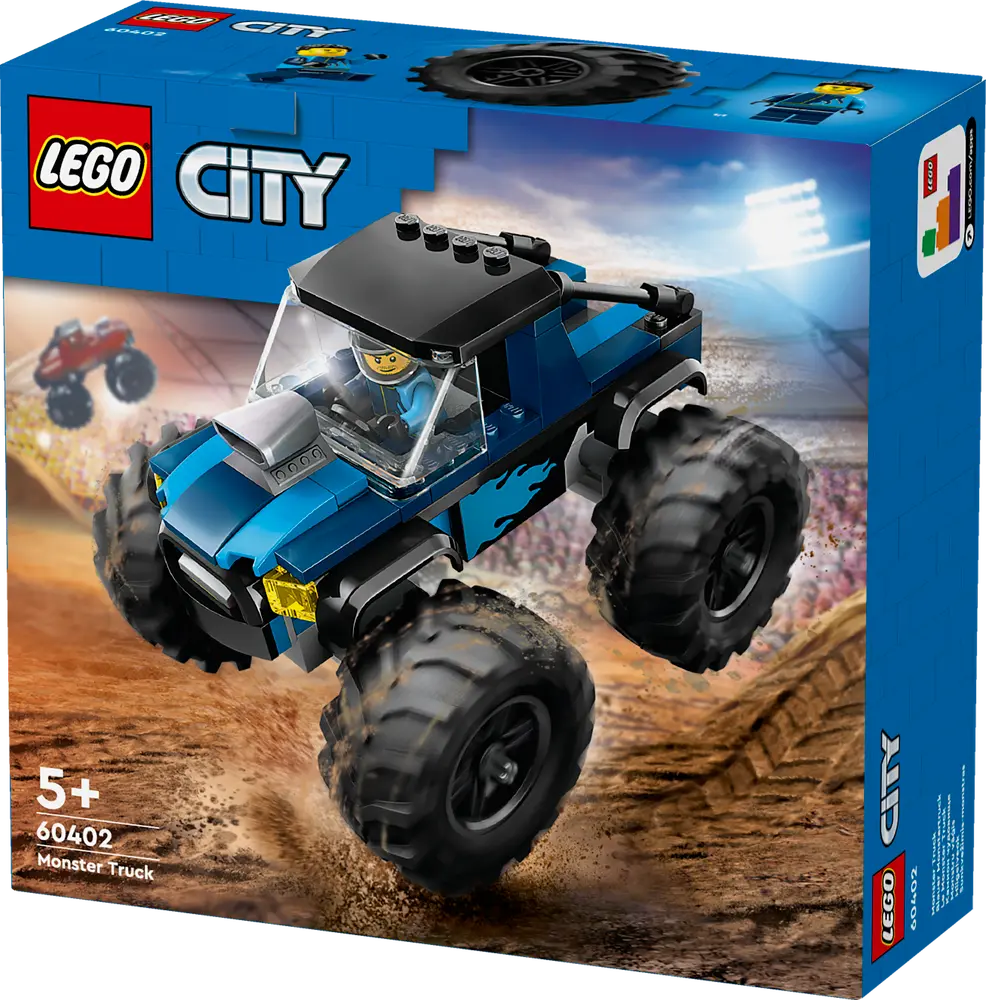 Blå Monstertruck 60402   City fra Legoâ®