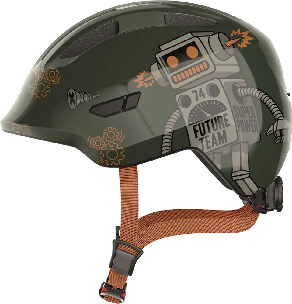 Hjelm Smiley 3.0, Green Robo, S fra Abus