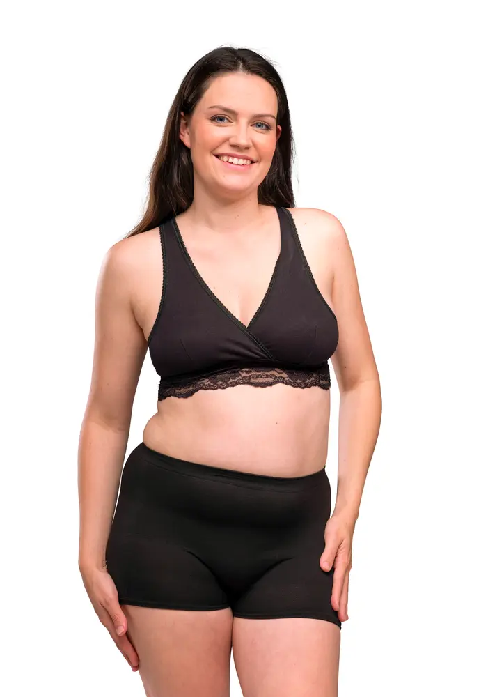 2 Pak. Graviditets Hospital Trusse   Sort fra Carriwell