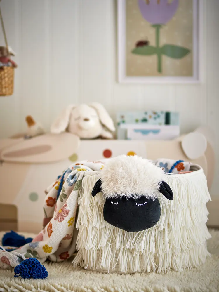 Dolly Kurv, Hvid, Polyester fra Bloomingvillemini