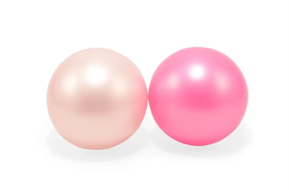 2 Plastikbolde I Net (lyserød Og Pink) fra Magni