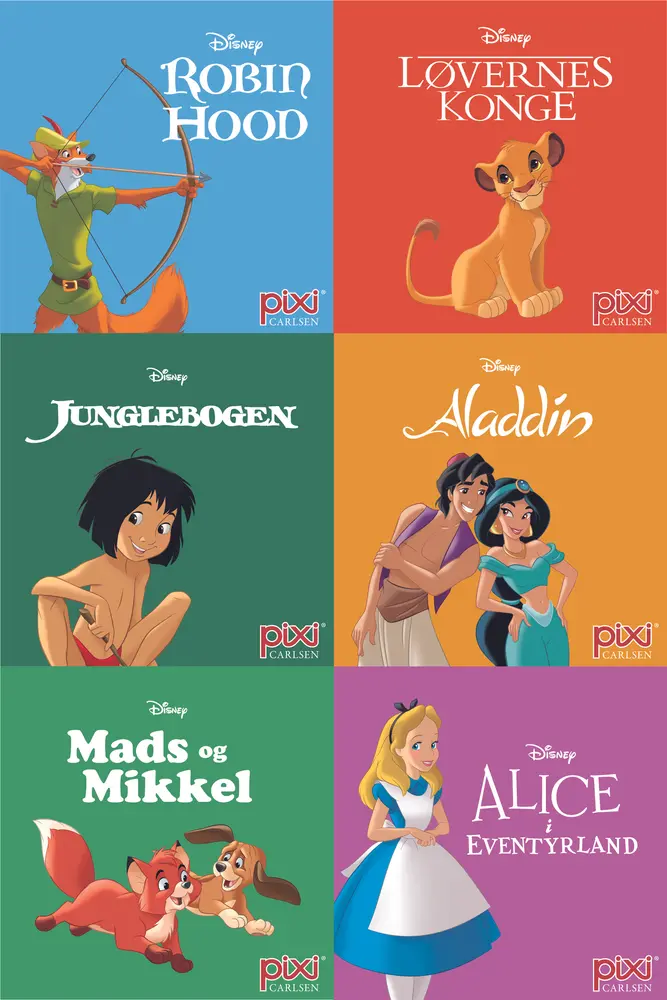 Pixi Serie 145: Disney Klassikere 3 fra Carlsen