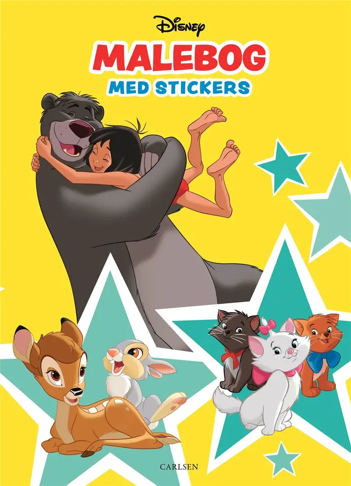 Disney Klassikere Malebog fra Carlsen