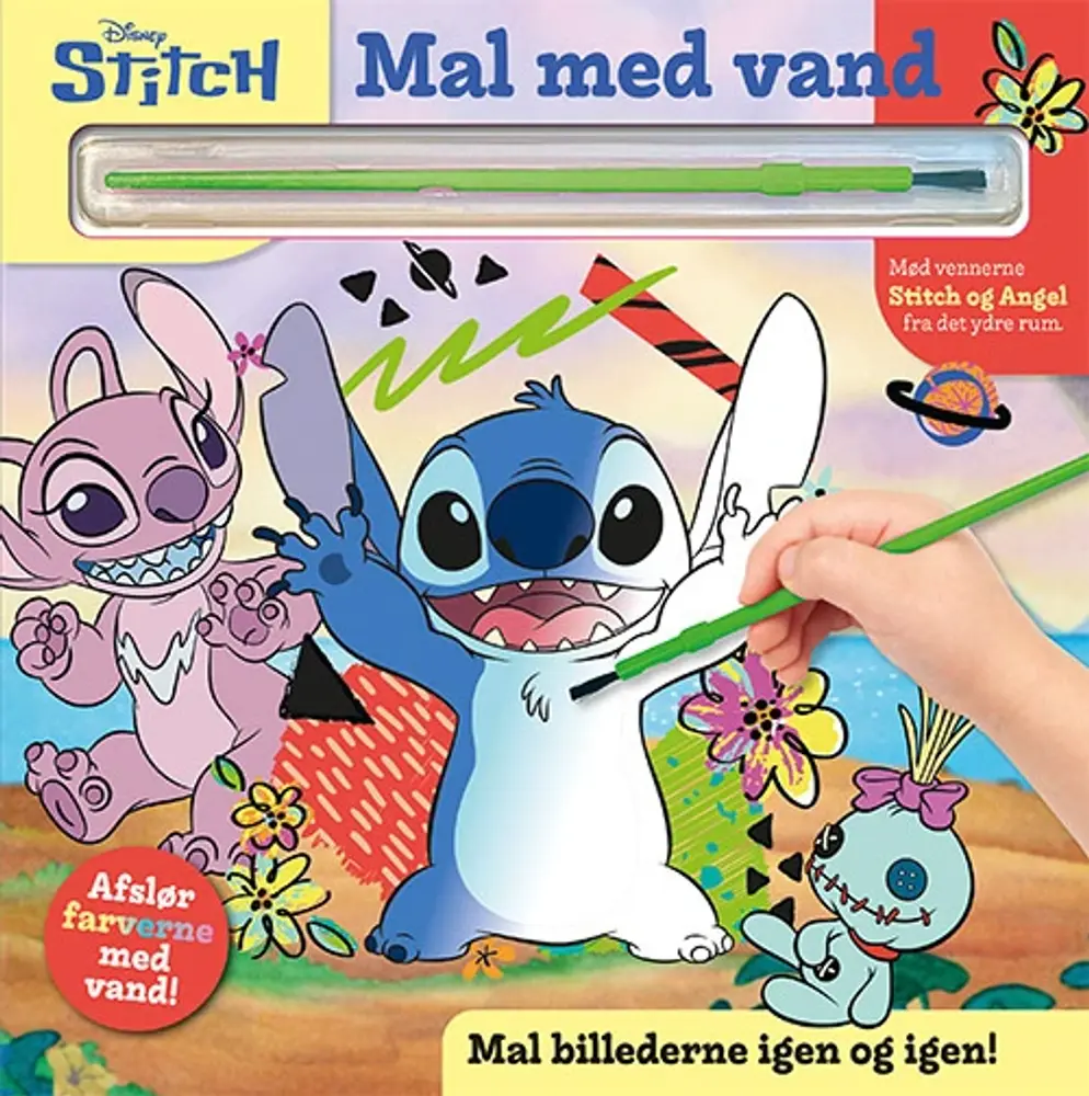 Disney Stitch   Mal Med Vand fra Alvilda