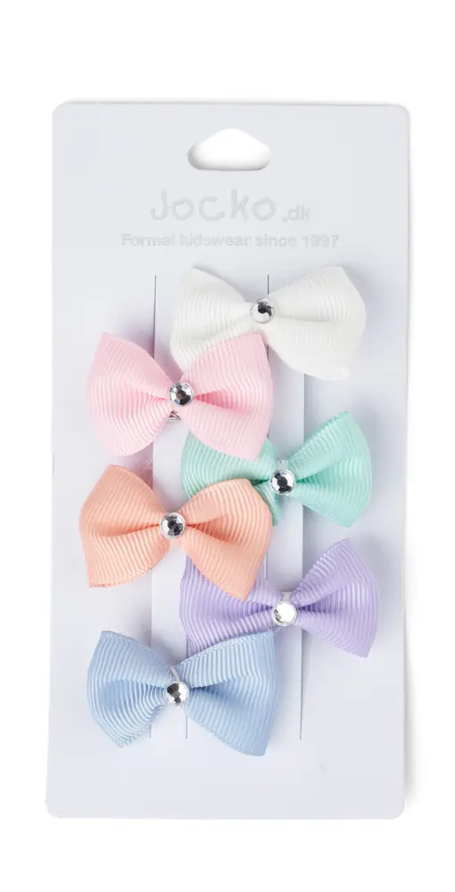 6 Pak Hårspænder   Mix   One Size fra Jocko