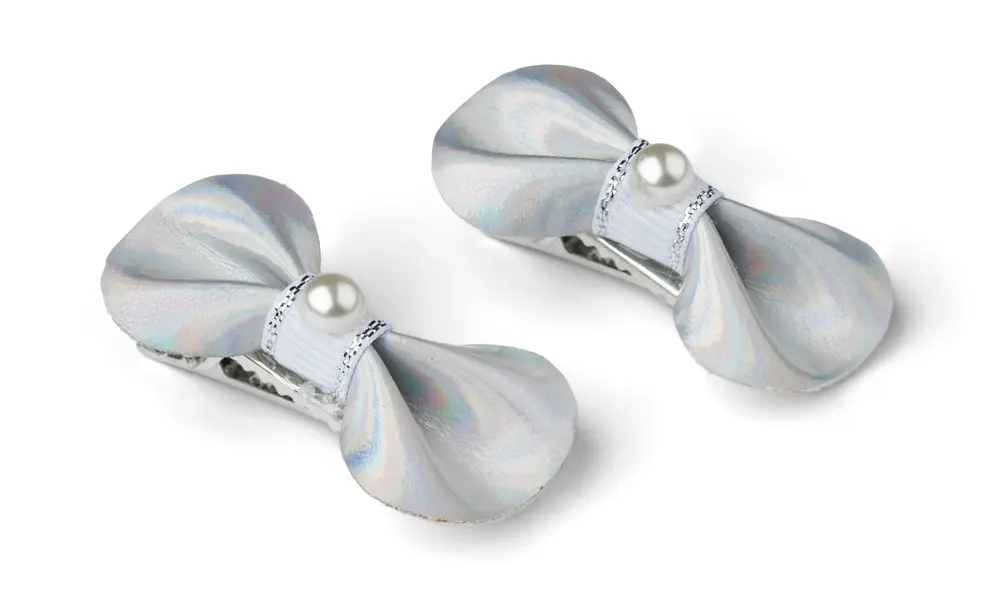 2 Pak Hårspænde   Sølv   One Size fra Jocko