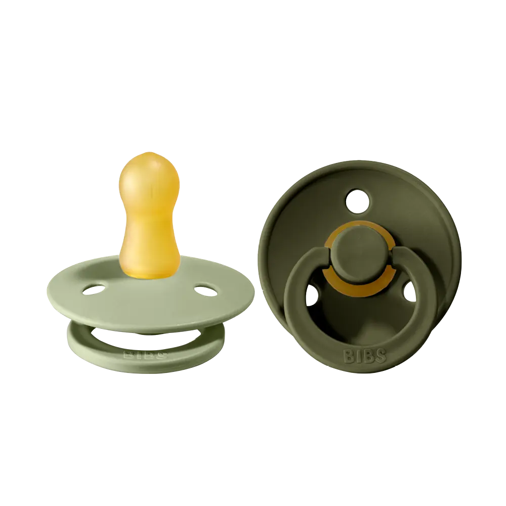 2 Pk. Colour Sut 0 6 Mdr. Latex   Sage Hunter Green fra Bibs