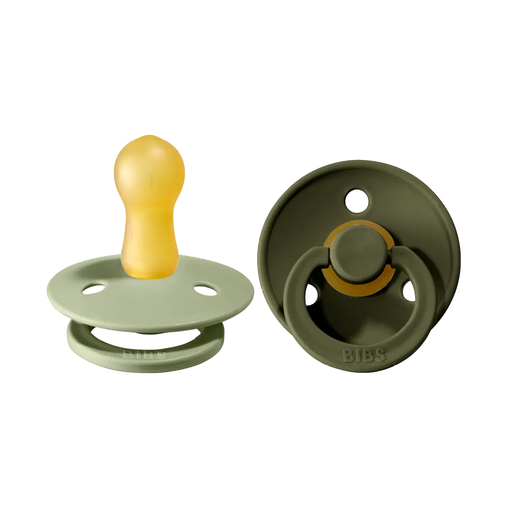 2 Pk. Colour Sut 6 18 Mdr. Latex   Sage Hunter Green fra Bibs