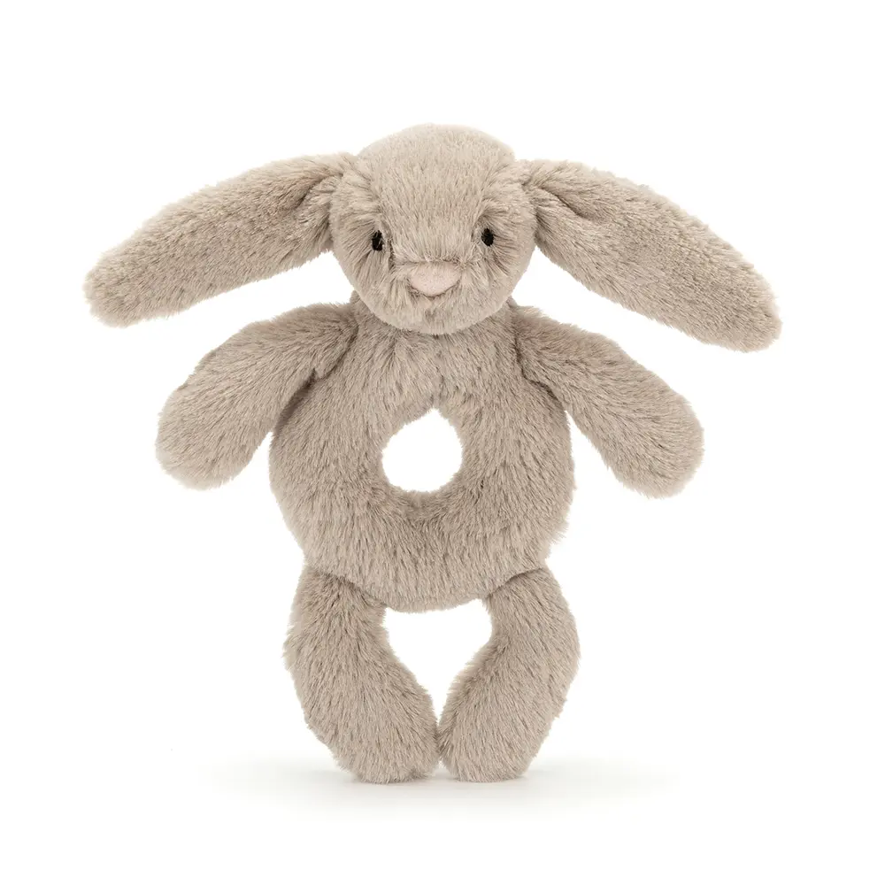 Bashful Kanin, Beige Ring Rangle fra Jellycat