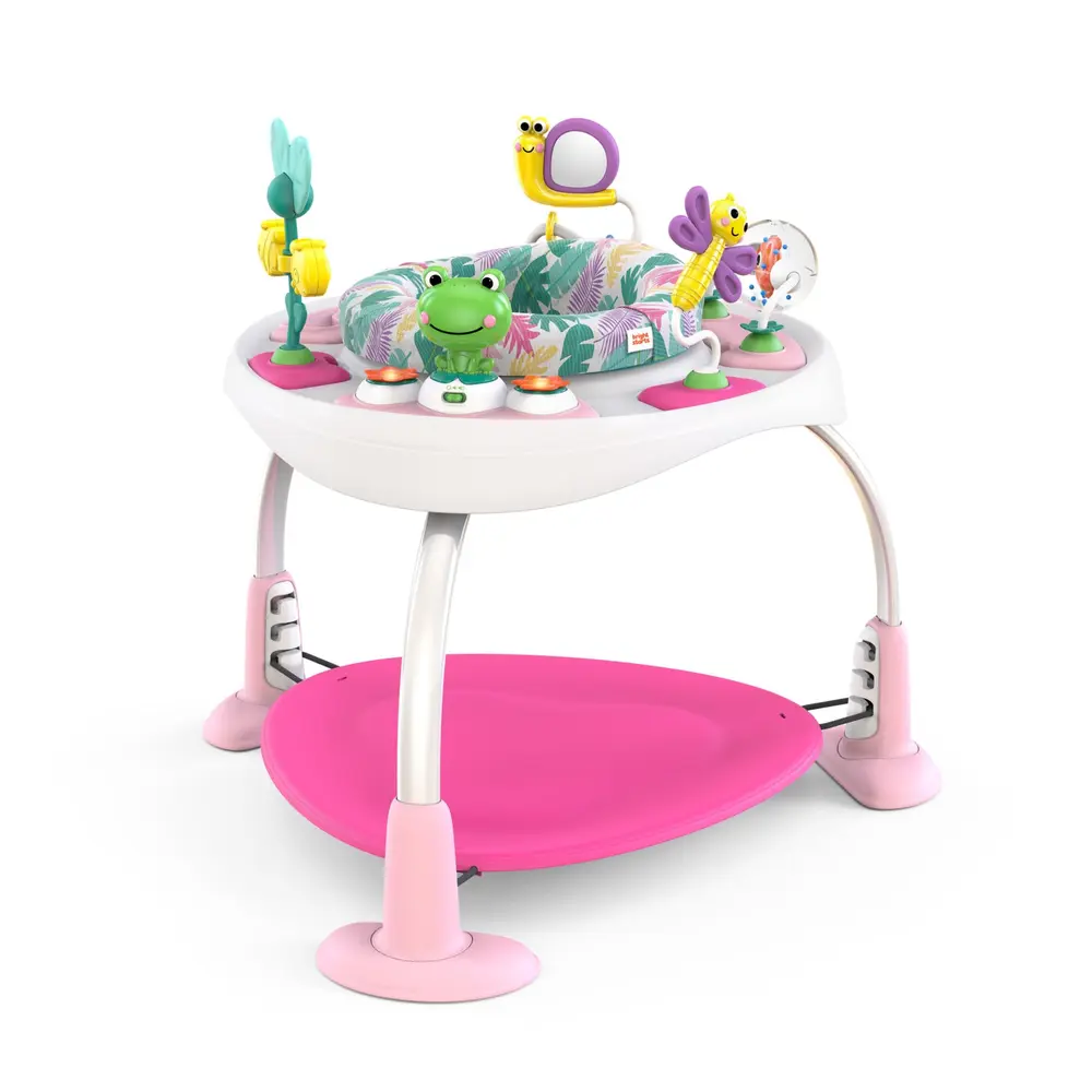 Bounceâ¯bounceâ¯baby 2 In 1 Legetrampolin Og Bord fra Bright Starts