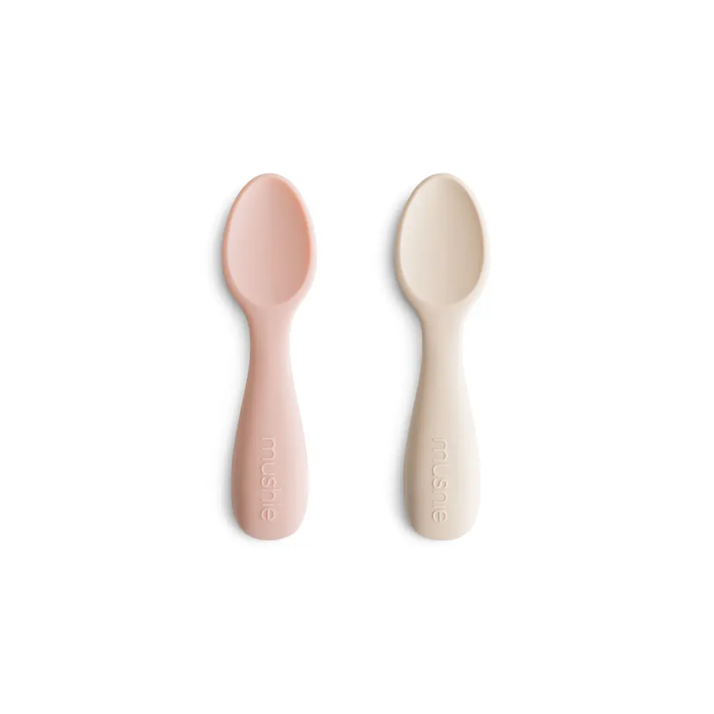 Korte Babyskeer 2 Pak   Blush Shifting Sand fra Mushie