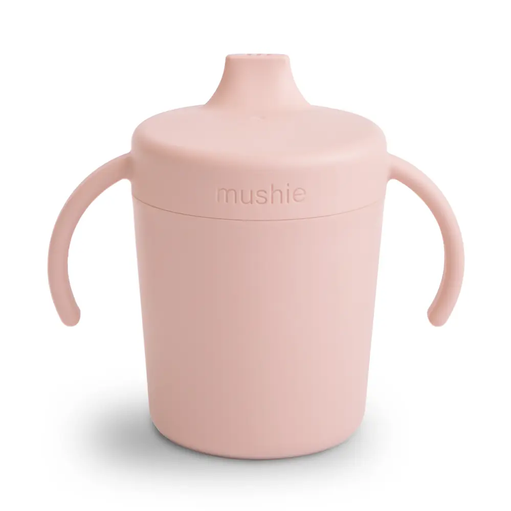 Sippy Kop I Hård Plast   Blush fra Mushie