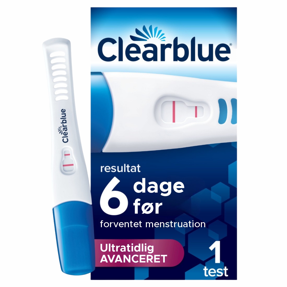 Clearblue Ultratidlig Avanceret Graviditetstest     1 Stk fra Babyplan