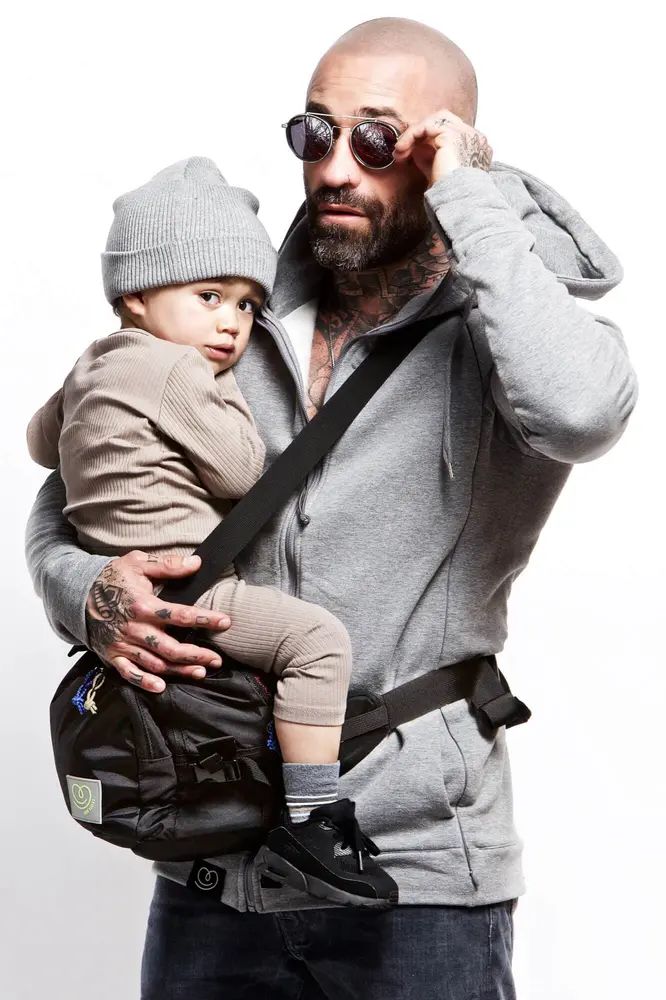 Love Radius Caravanbag   Black fra Love Radius By Je Porte Mon Bebé