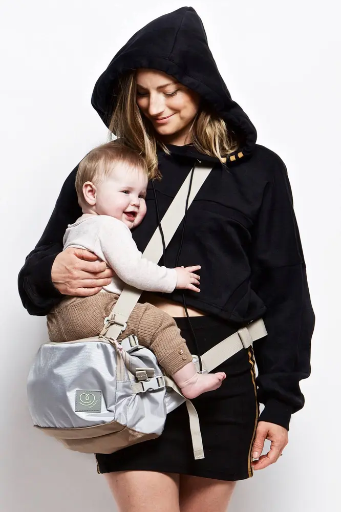 Love Radius Caravanbag   Grey fra Love Radius By Je Porte Mon Bebé