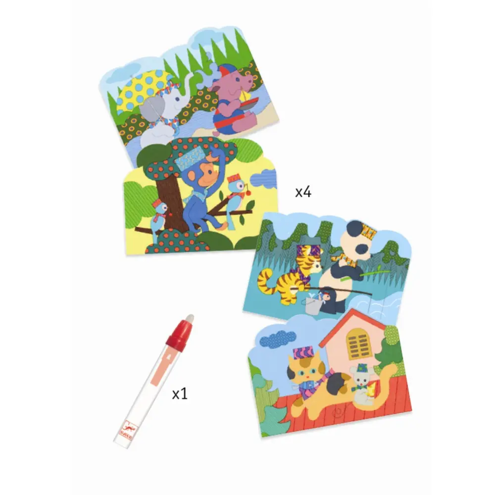 Magisk Farvelægning, Skjult Udenfor fra Djeco