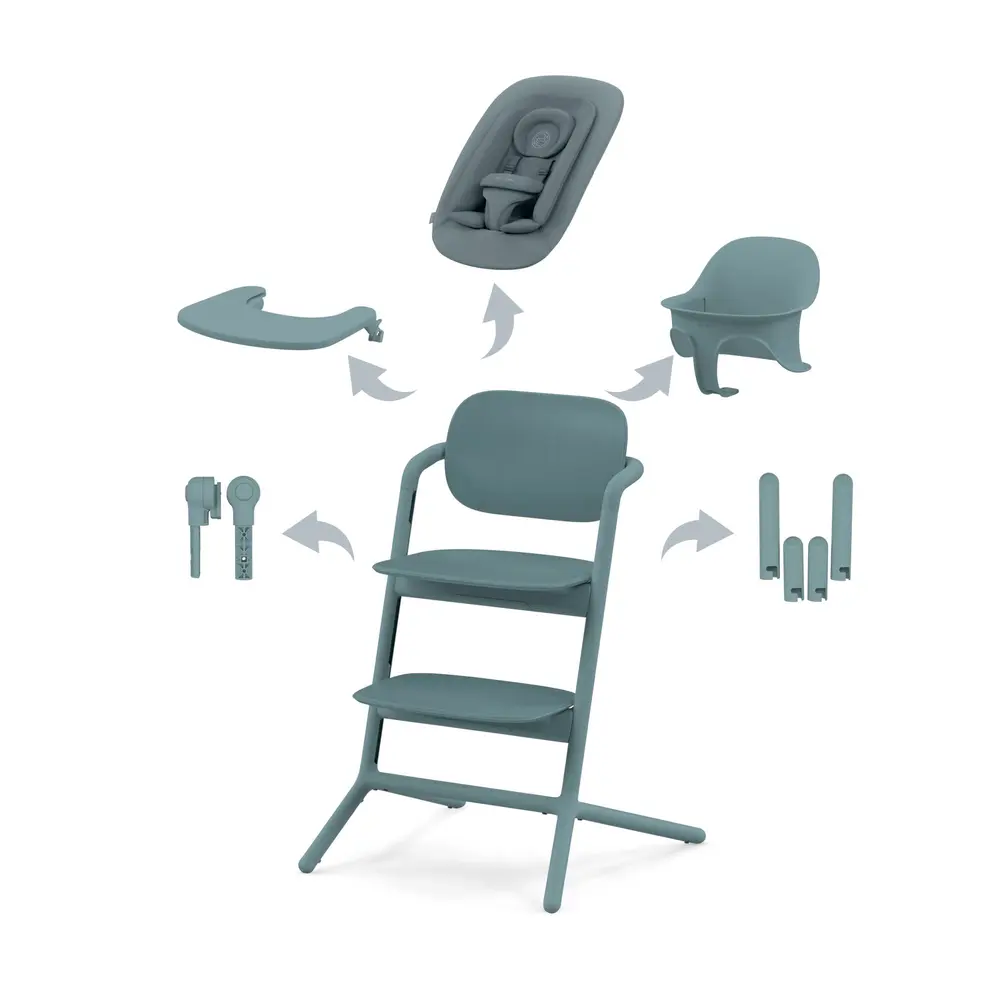Lemo Højstol 4in1 Sæt   Stone Blue fra Cybex