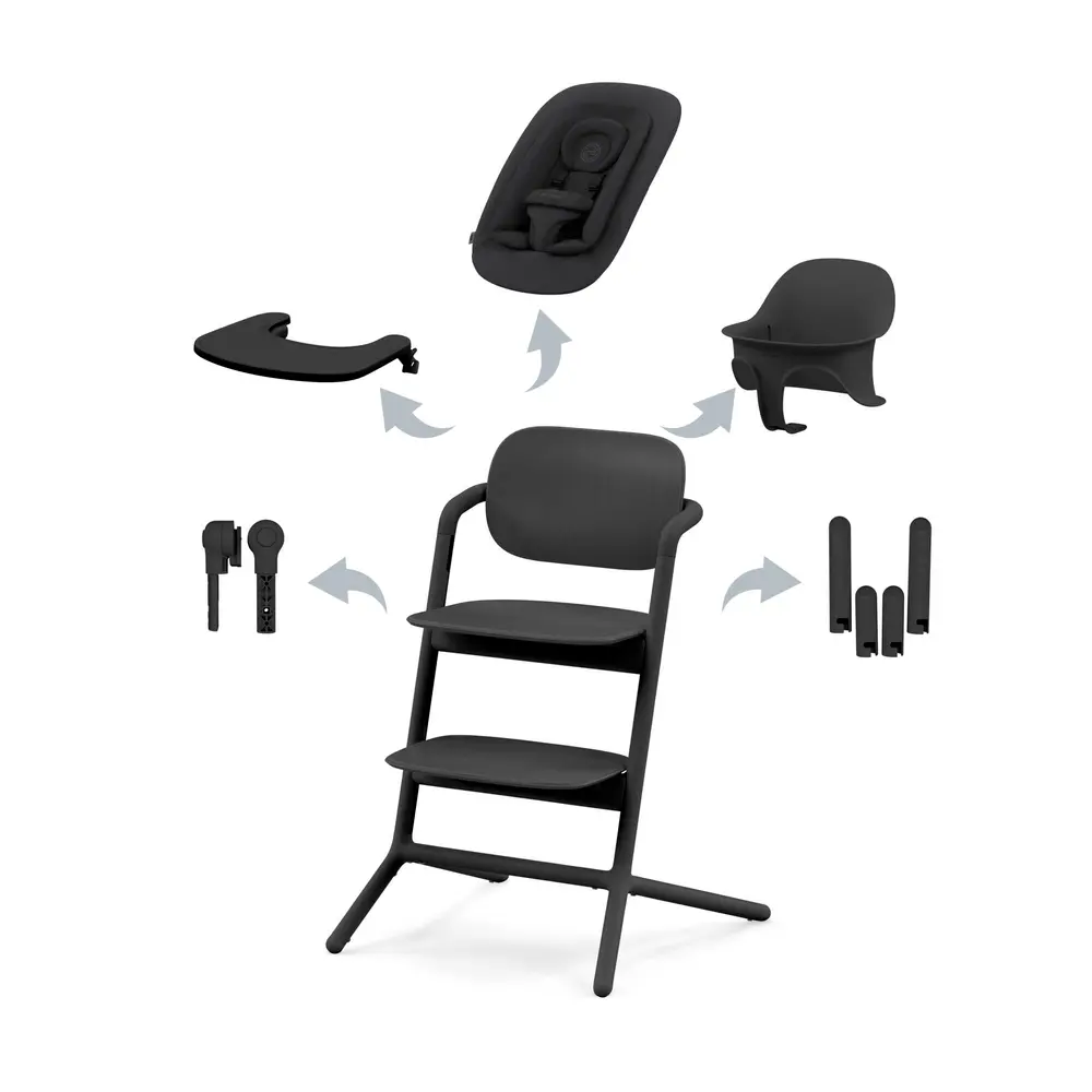 Lemo Højstol 4in1 Sæt  Stunning Black fra Cybex