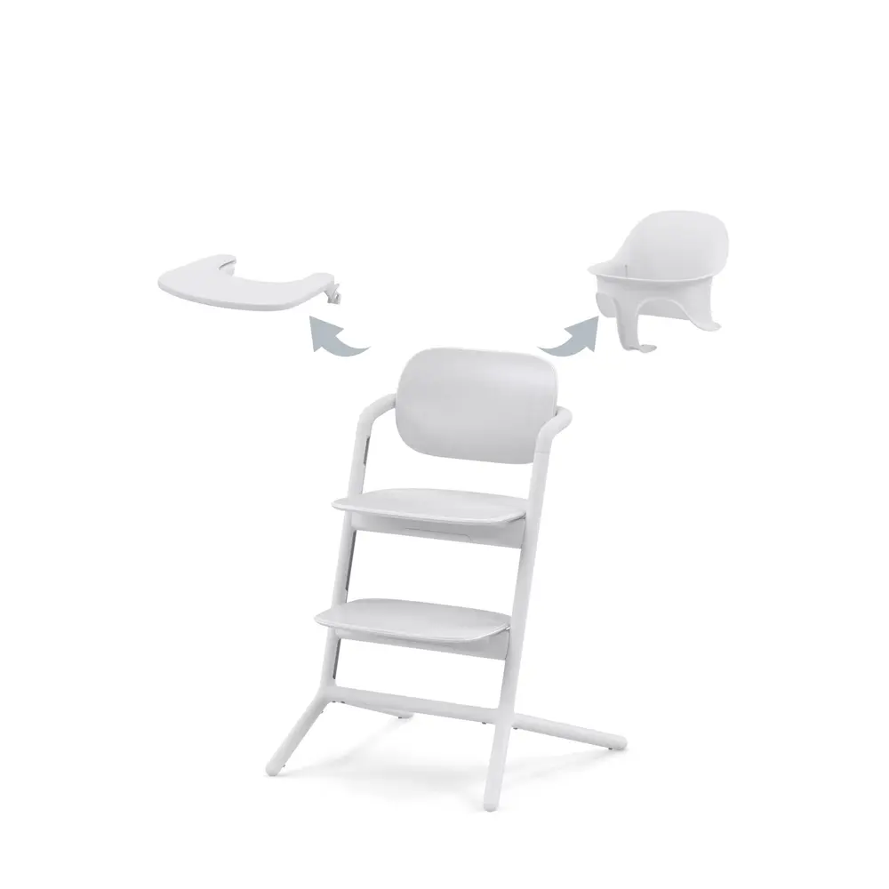 Lemo Højstol 3in1 Sæt All White fra Cybex
