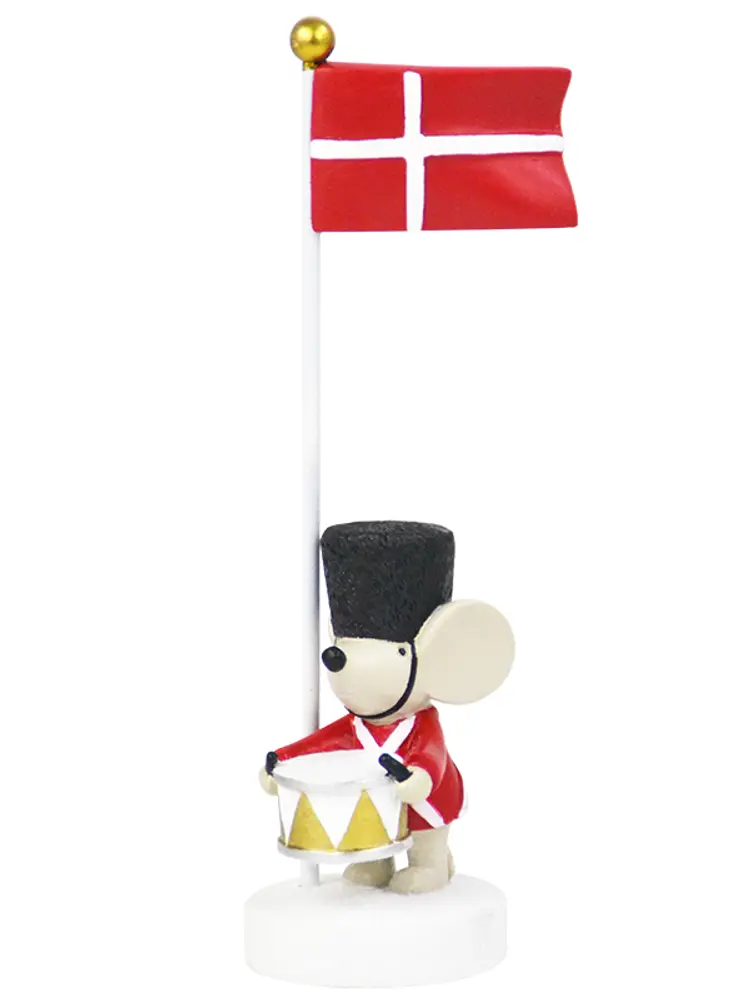 Bordflag, Mus Med Tromme fra Kids By Friis