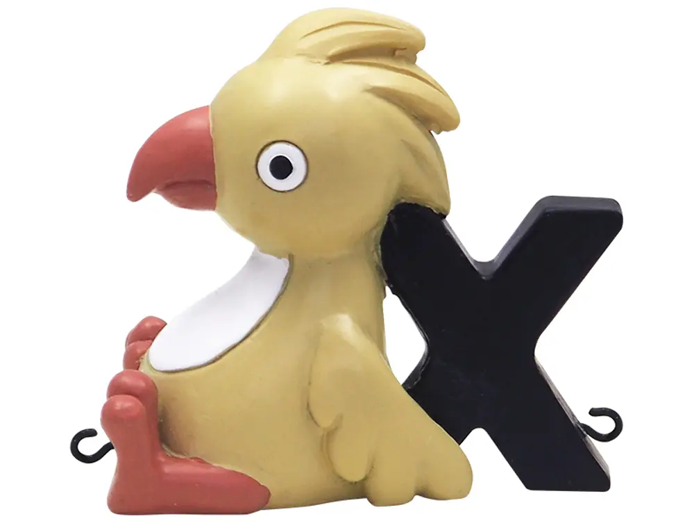 X Bogstav Med Papegøje Til Navnetog fra Kids By Friis