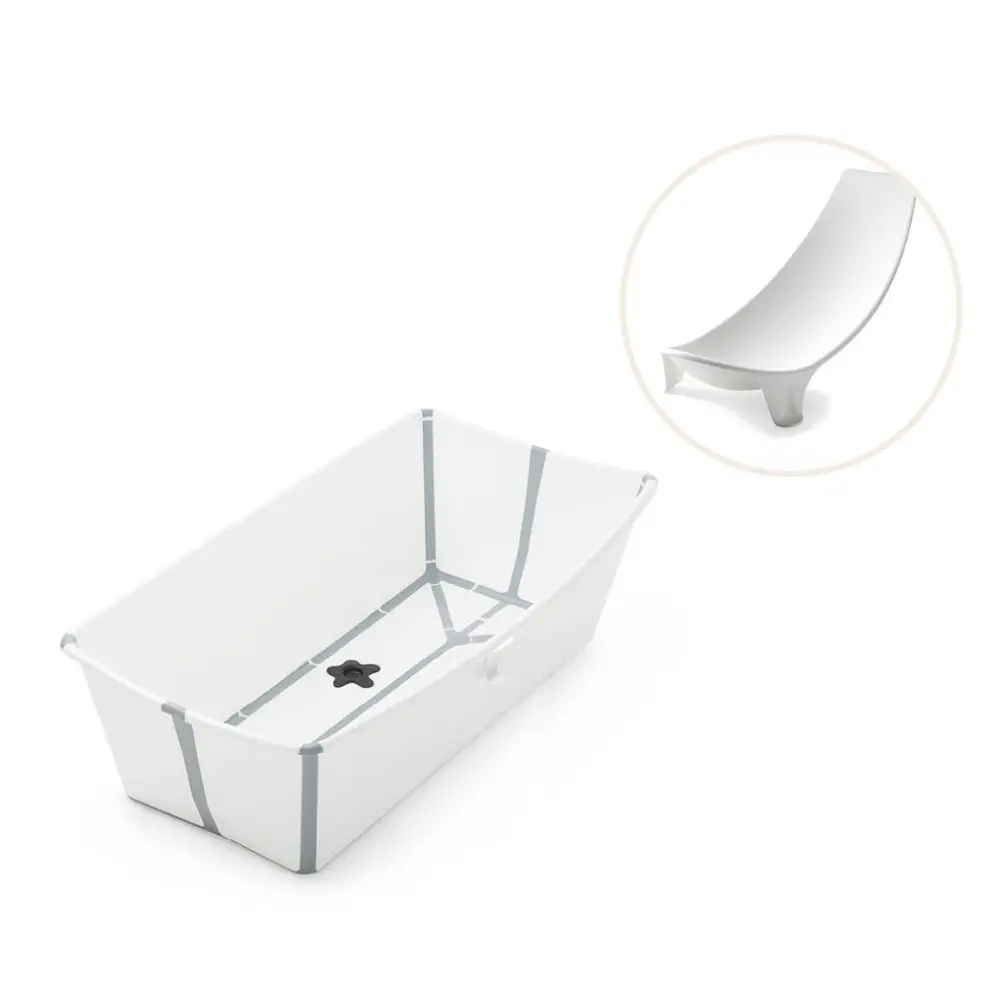 Flexi Bath Xl Inkl. Newborn Support   Hvid fra Stokkeâ®