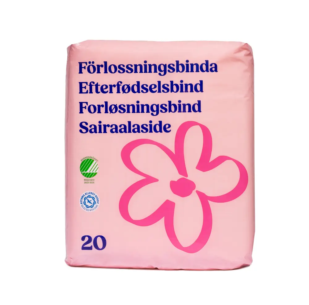 Efterfødselsbind 20 Stk. fra Pink Flower