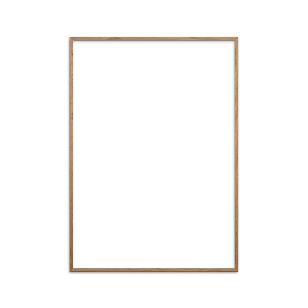 Ramme Egetræ   A3 fra Poster & Frame