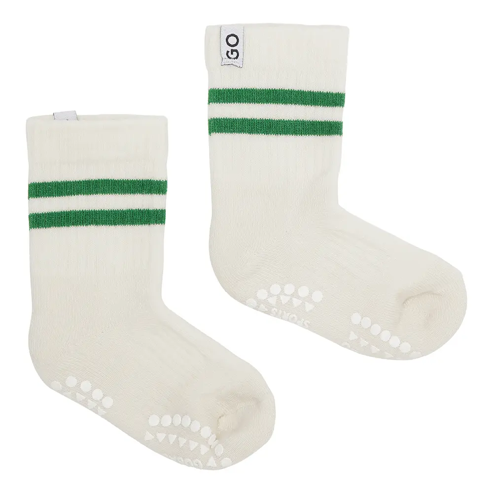 Skridsikre Sport Strømper Green 31 34 fra Gobabygo