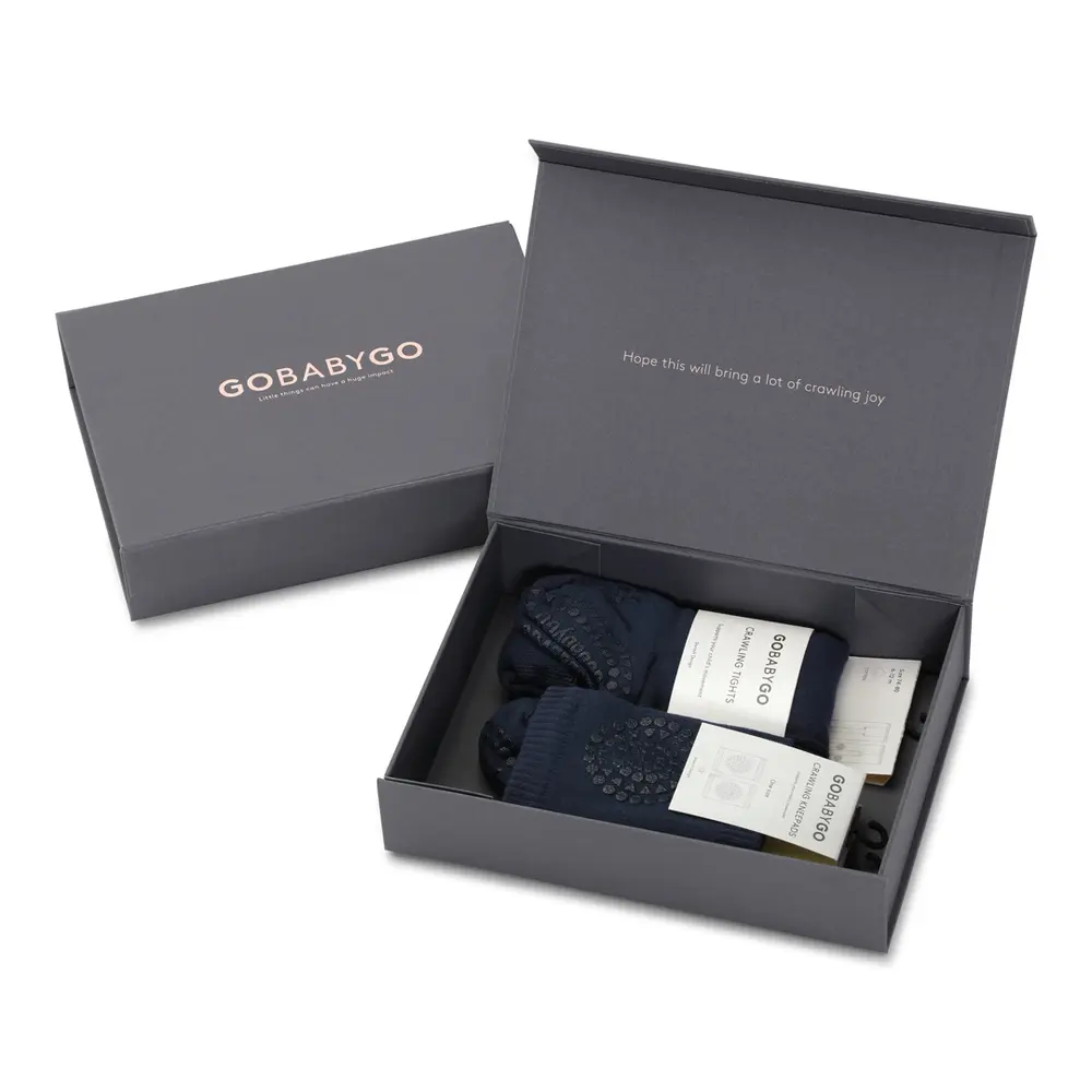 Kravle Start Pakke   Navy Blue   12 18m fra Gobabygo