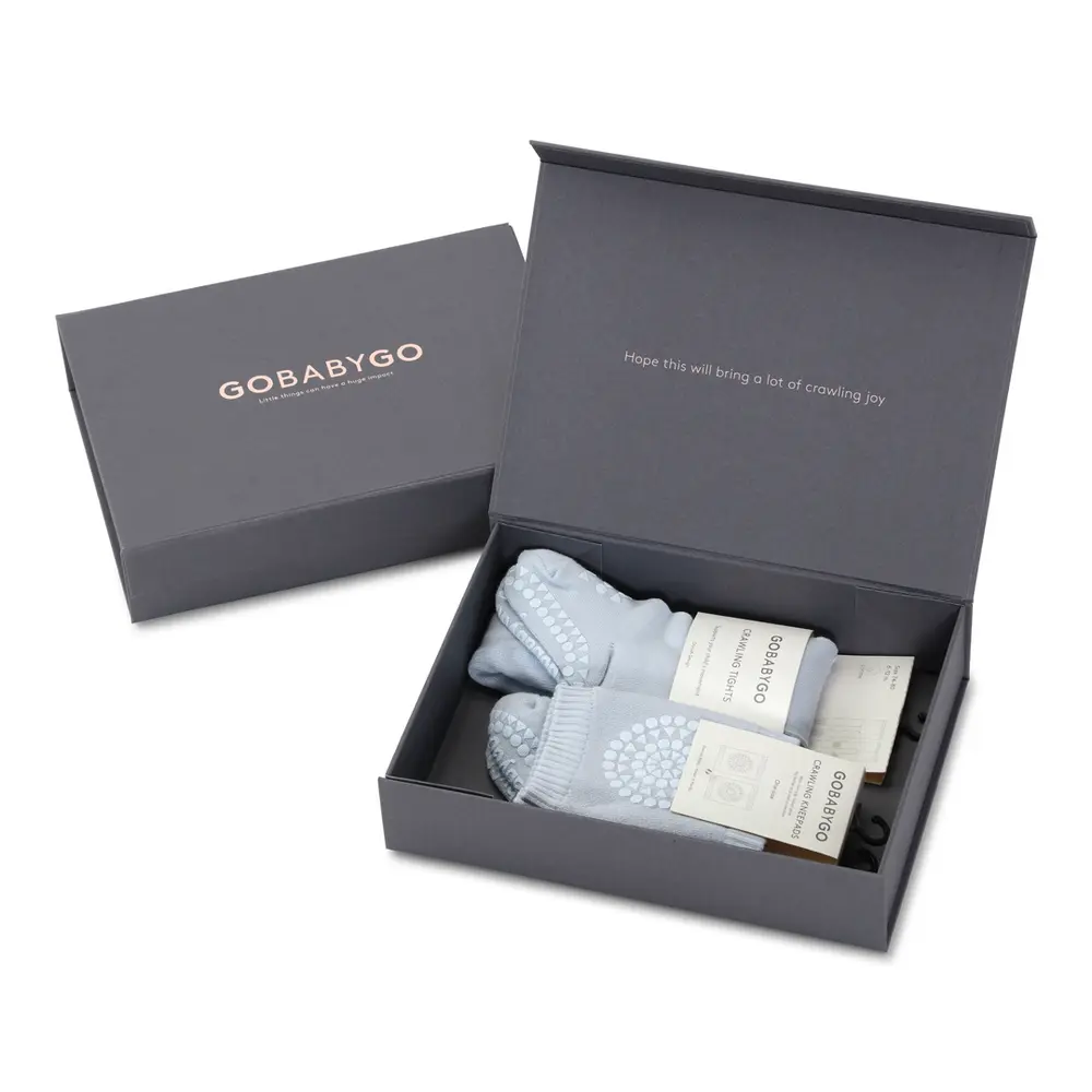 Kravle Start Pakke   Sky Blue   6 12m fra Gobabygo