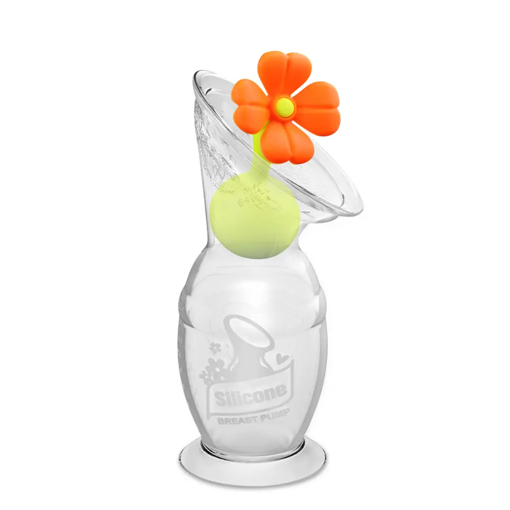 Silikone Brystpumpe Inkl. Blomsterstopper 100 Ml fra Haakaa